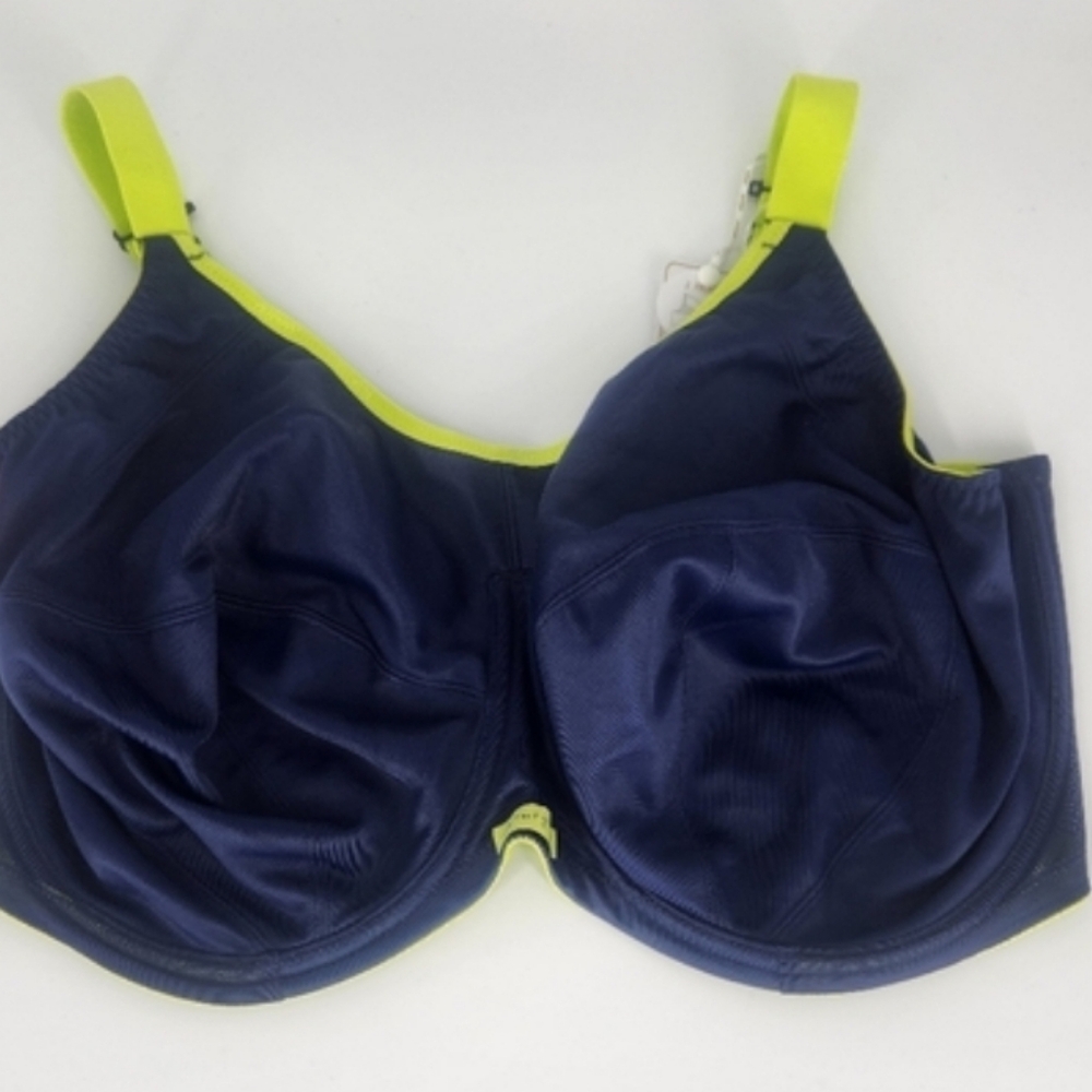 Elomi Blue and Yellow Full Coverage Bra